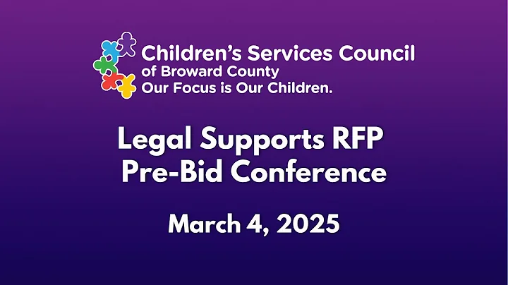 Legal Supports RFP Pre-Bid Conference – March 4, 2025