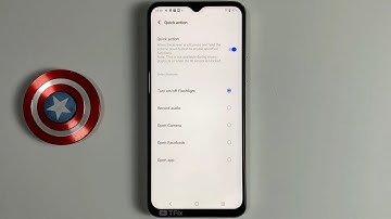 Quick actions to quickly open functions on Vivo Y33s Android 11