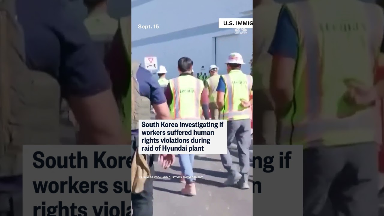 South Korea investigating worker treatment during raid