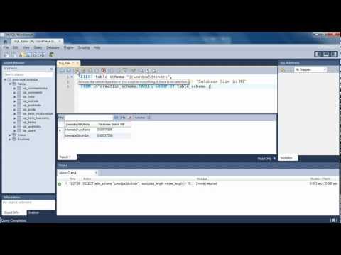 Using MySQL Workbench