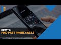 How to Find (and listen to) Past Phone Calls