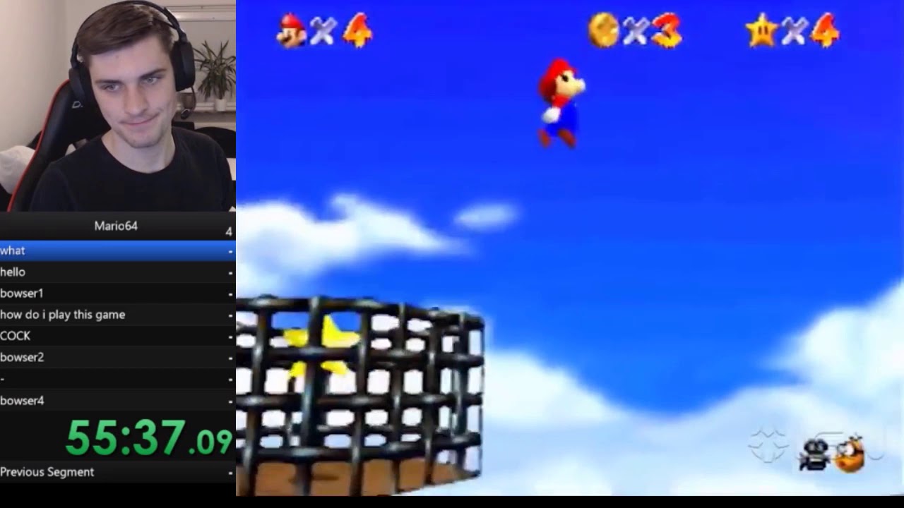 super mario 64 speedrun record