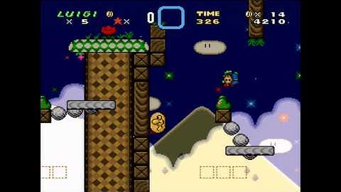 SMW Custom Level:  Eternal Night Shrooms HALF PREVIEW