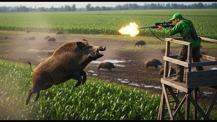 How Hunters and American Farmers Hunt Millions of Wild Boars in the US - Track and Trap Wild Hogs