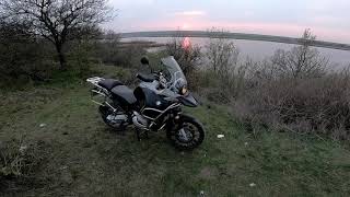 BMW 1200GS Покатушки: Запретная территория, козак, падение.