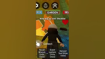 lagging so bad because of my garden😭                                #roblox #growagarden #shorts