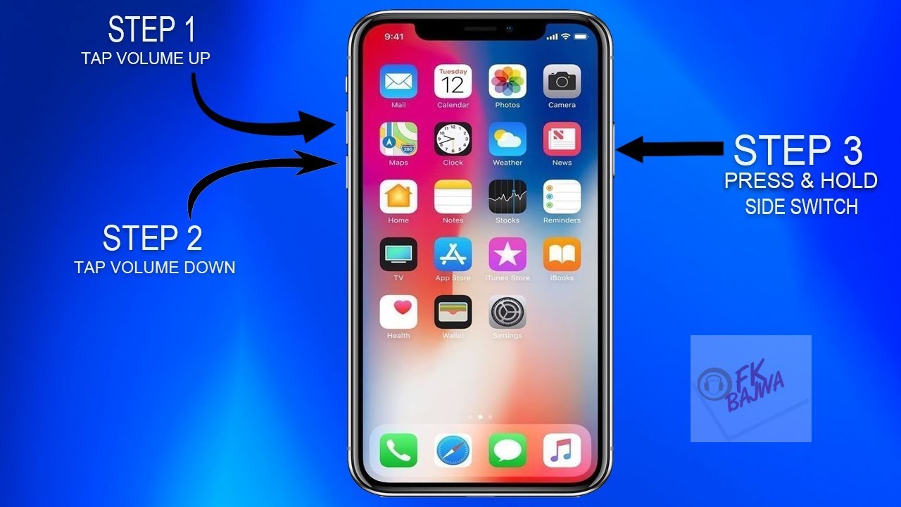 How to Force Restart/Turn Off/Reboot iPhone X (Frozen Screen Fix)