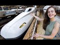 Japan’s FASTEST BULLET TRAIN from Tokyo to Kyoto (the Shinkansen)!