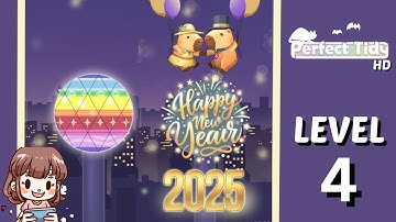 Perfect Tidy Level Happy New Year Level 4 Walkthrough