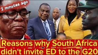 Download Lagu The end of Mnangagwa as SADC sanctions upon him and family, G20 warned SA over Mnangagwa invite MP3