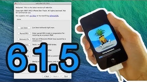 How To JailBreak IOS 6.1.5 /6.1.3