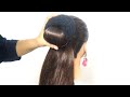 Easy bun hairstyles with Rubberband | Cute hairstyles | quick bun hairstyles for for long hair
