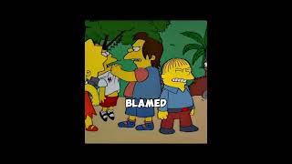 Milhouse Did Not Sit In The Car Honestly