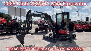 2026 Kioti MX350A Mini Excavator