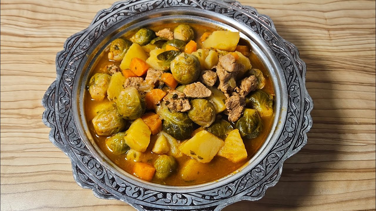 Prokelj - Varivo sa prokulicama -Stew with Brussels sprouts - Eintopf mit Rosenkohl