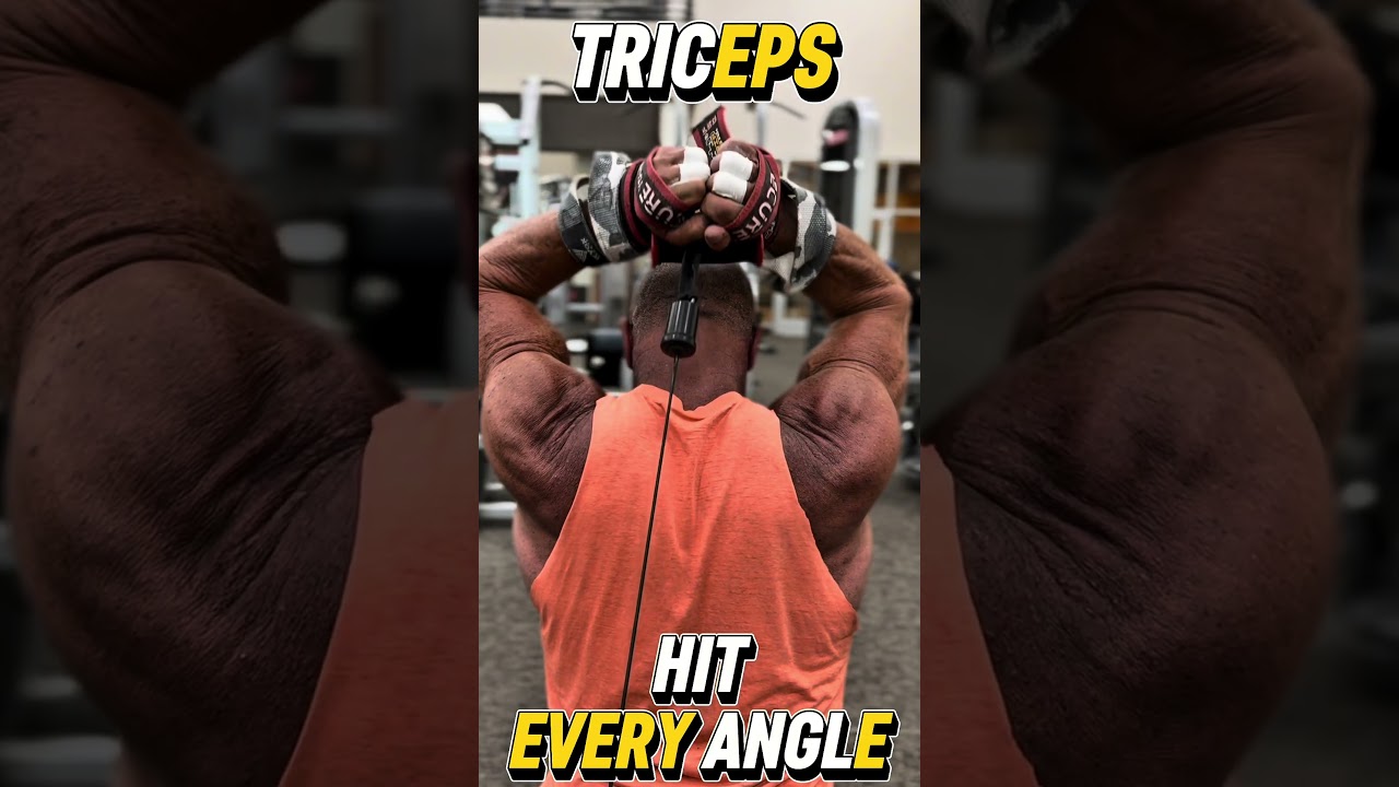 PER TRICEP WORK HIT EVERY ANGLE #triceps #workout #motivation #muscle #workouttips