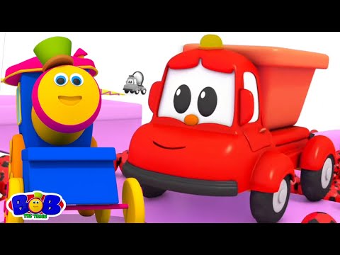 Учим цвета с футбольными мячами + веселая серия Bob The Train