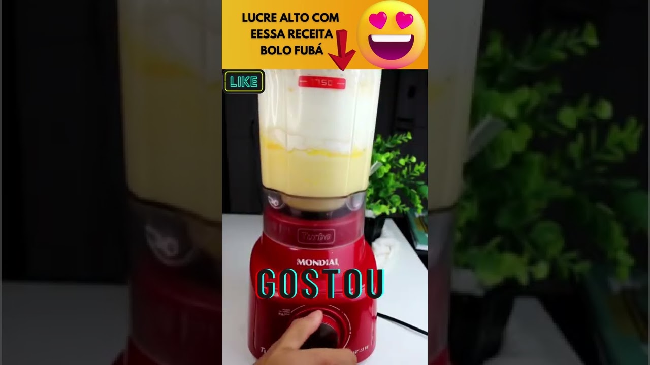 BOLO FUBÁ/$ LUCRE COM ESSA RECEITA #shorts#bolo#