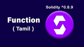 Function | Solidity | Tamil