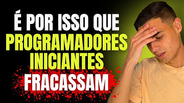 Erros que fazem iniciantes fracassarem na programação