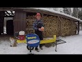 #106 GRIPO Kinetic Log Splitter Showdown versus Elm Wood! outdoor channel.