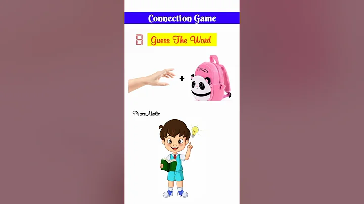Connection Game | Brain Game | With Answer | Guess The Word In English | Peace Aholic