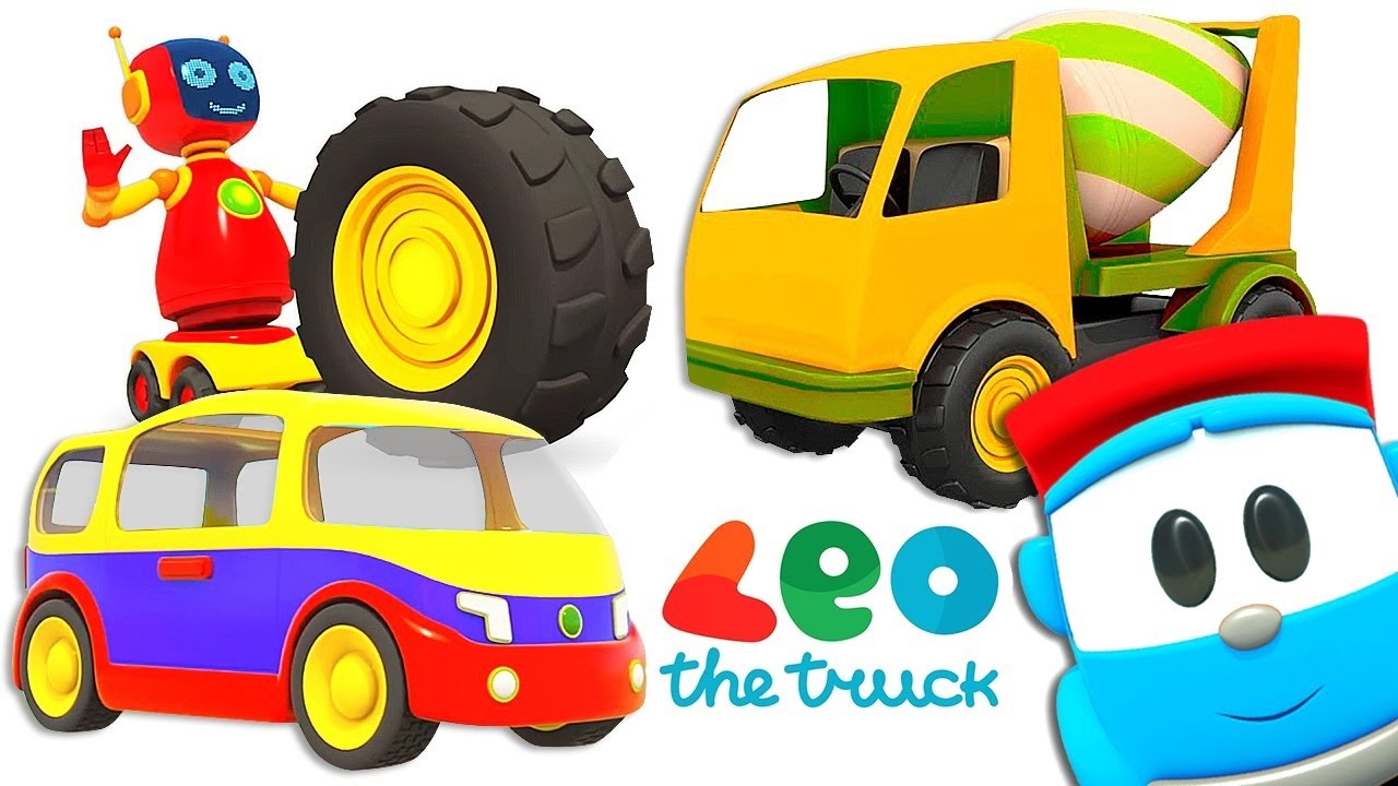 Leo the truck cartoon for children & robots for kids - Toy trucks & Car  cartoons for kids - YouTube