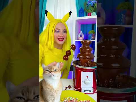 شلال الشوكولاتة السحري وجبة خفيفة سهلة ولذيذة