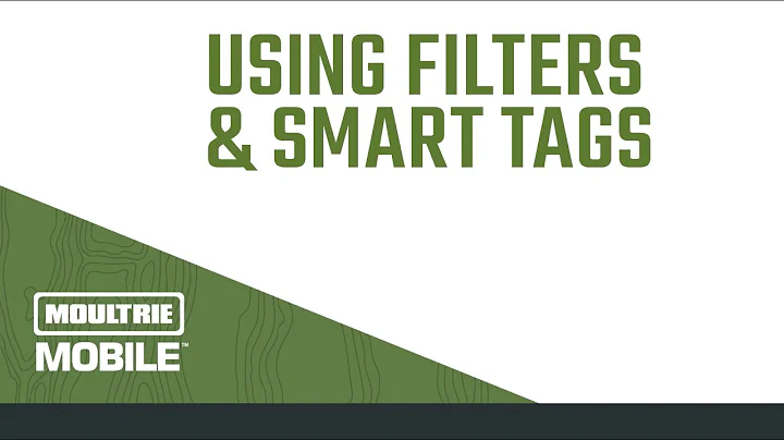 How To Use Moultrie Mobile Filters and Smart Tags