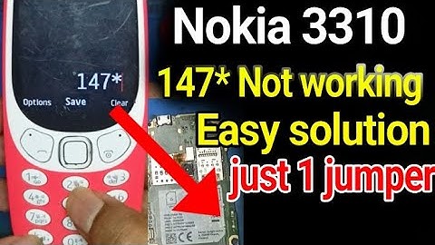 Nokia 3310 keypad not working solution || Nokia 3310  147* key easy solution