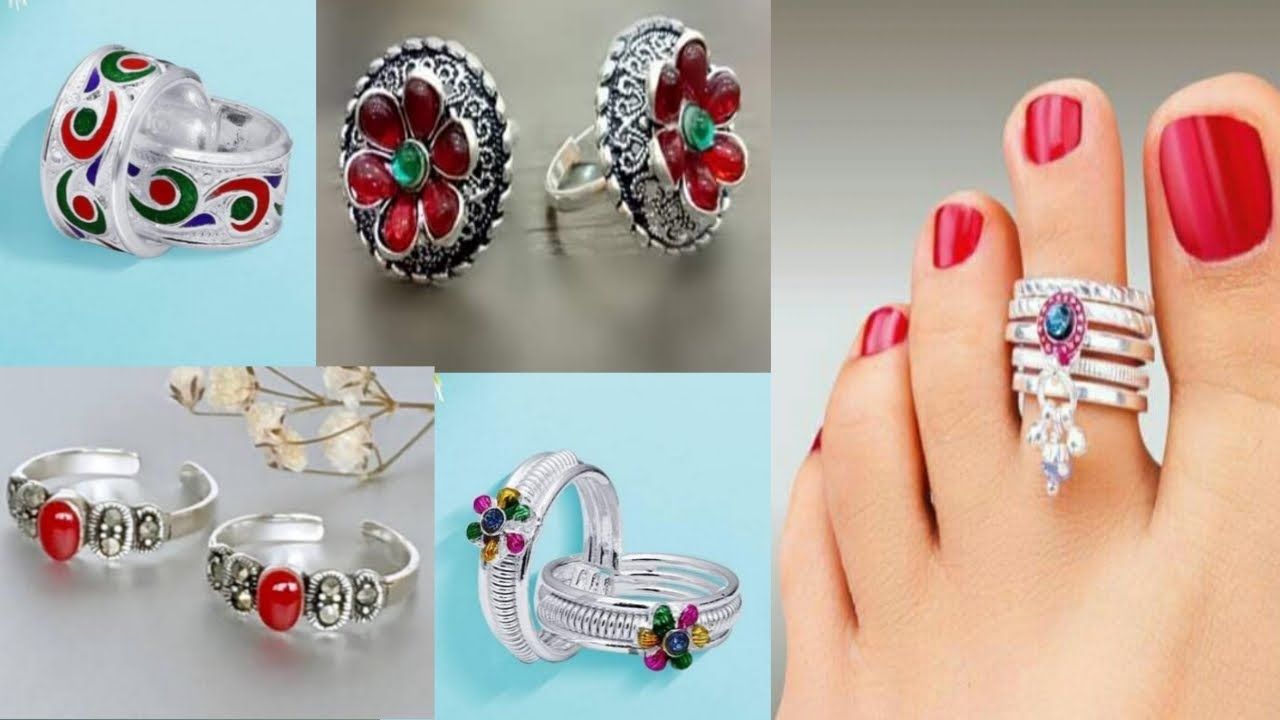 Silver Toe Rings Collection || Bichhiya Designs || New Designs - YouTube