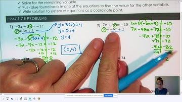 8.2 Solving systems using substitution