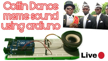 ASTRONOMIA COFFIN DANCE SONG MEME  USING ARDIUNO AND SPEAKER || LIVE PROOF 🔴 ( free code)