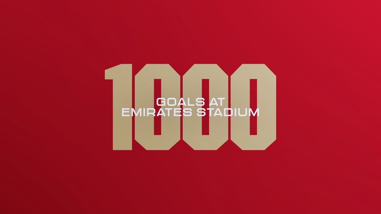 1000 Goals at Emirates Stadium! | Arteta, van Persie, Walcott, Aubameyang, Patino, Trossard & mo