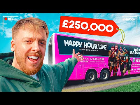 Inside Our Brand New Bright PINK £250,000 Tour Bus! (Vlog!)