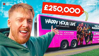 Inside Our Brand New Bright PINK £250,000 Tour Bus! (Vlog!)