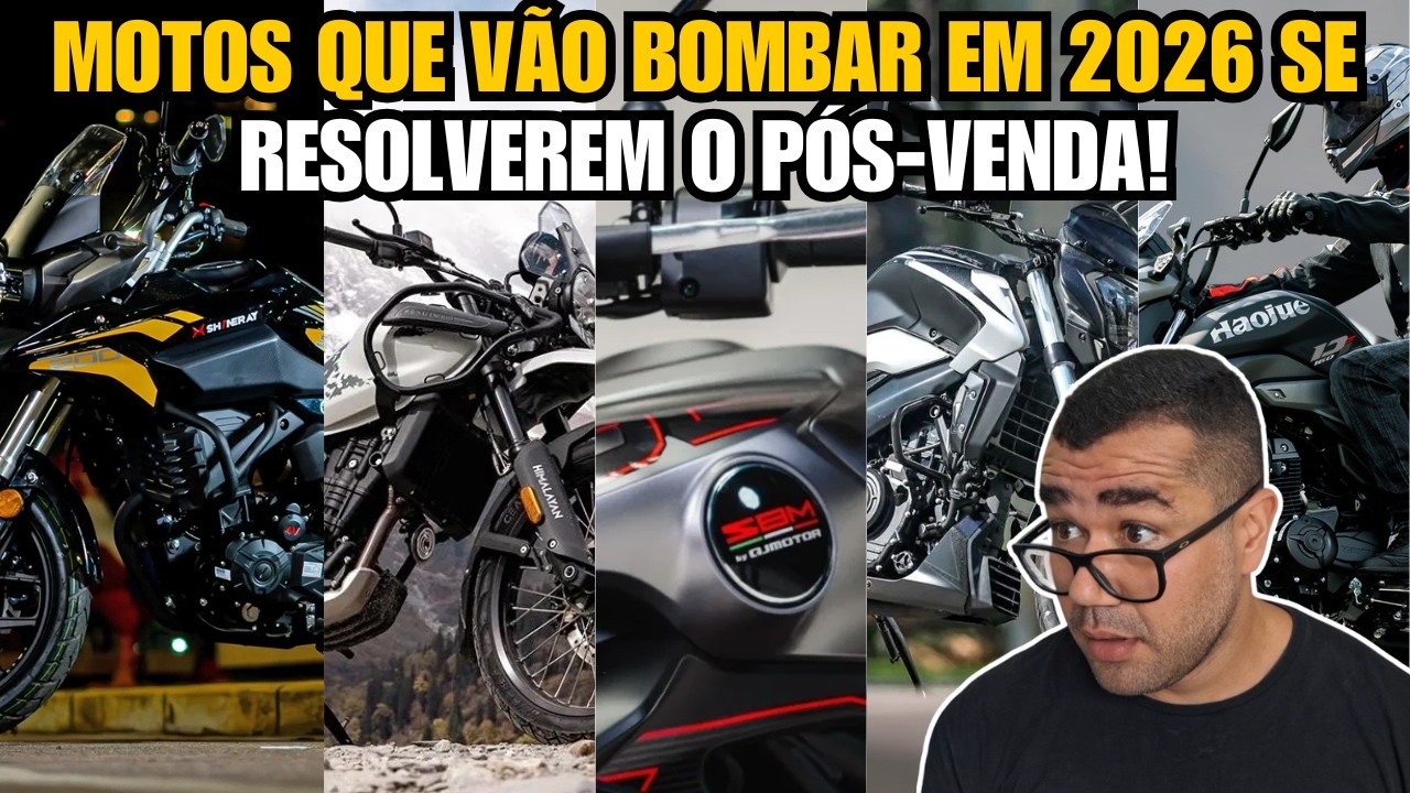 MOTOS QUE VÃO BOMBAR EM 2026 SE RESOLVEREM O PÓS-VENDA!