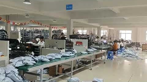 Automatic E commerce packaging line, automatic bagging machine for E commerce package packing