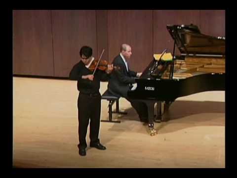 Eric Silberger Plays Sarasate Introduction & Tarantella