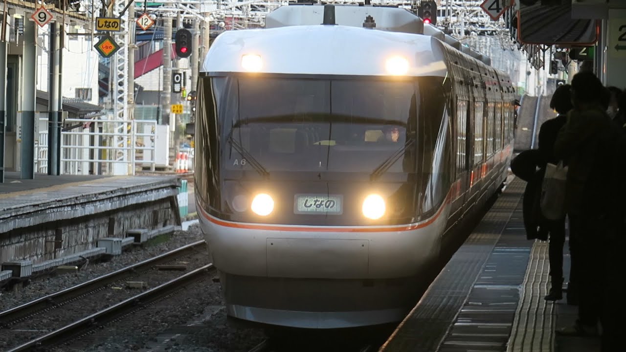 JR東日本 松本駅 篠ノ井線 特急しなの 長野行き 入線 発車 2016