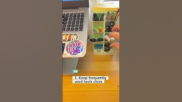 Declutter your desk, boost productivity! ✨🚀 #DesksGoals #productivityhack #workspace