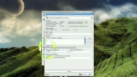 Make A Standard DVD Video Disc - DeVeDe - Ubuntu Linux 8.04
