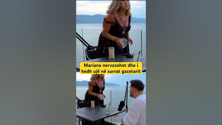 Mariana nervozohet dhe i hedh ujë gazetarit në surrat, si reagon ai