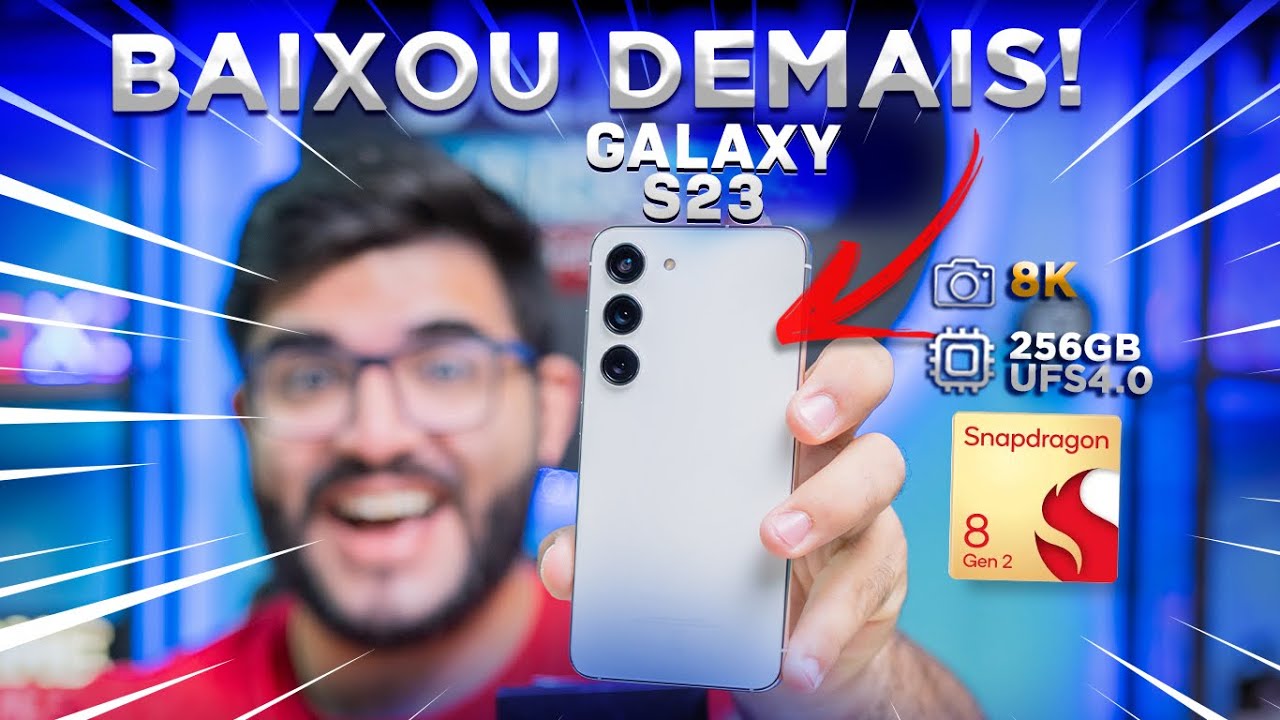 BAIXOU MUITO! Galaxy S23 256GB é o TOP DE LINHA MAIS custo benefício 2024