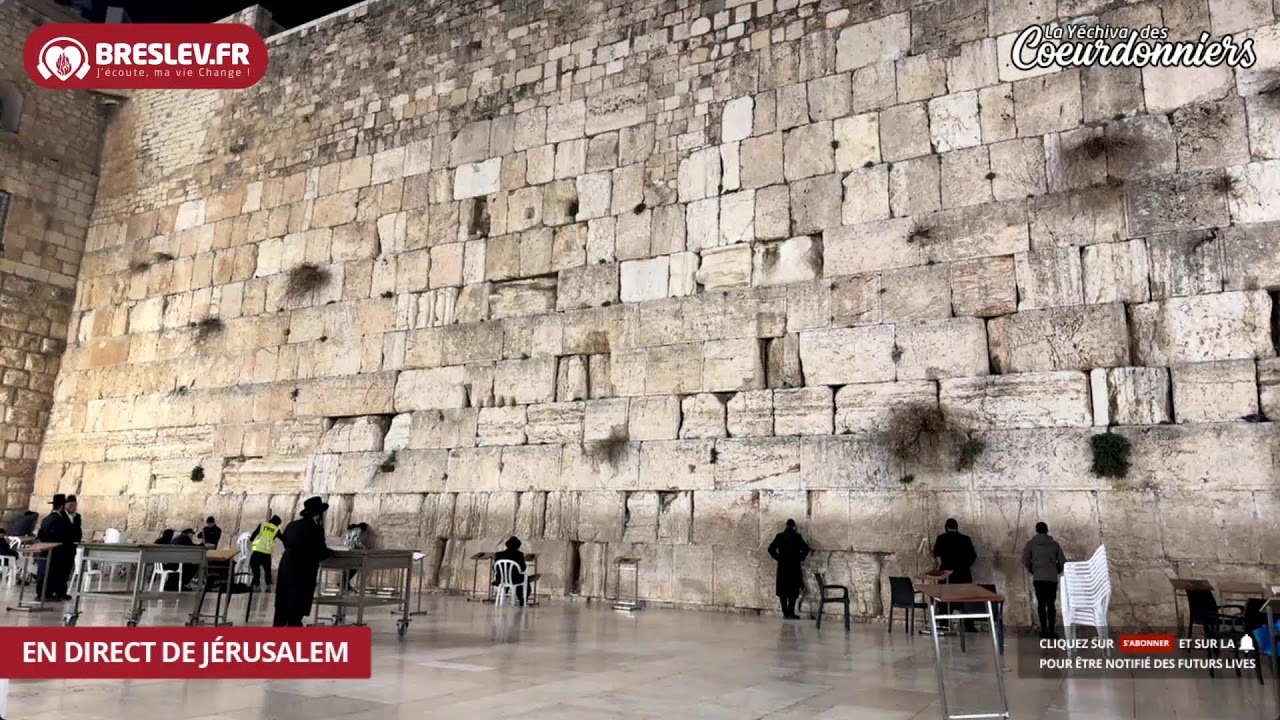 Tikoun Haclali ensemble Uman Kotel - 30 Janvier - Breslev-