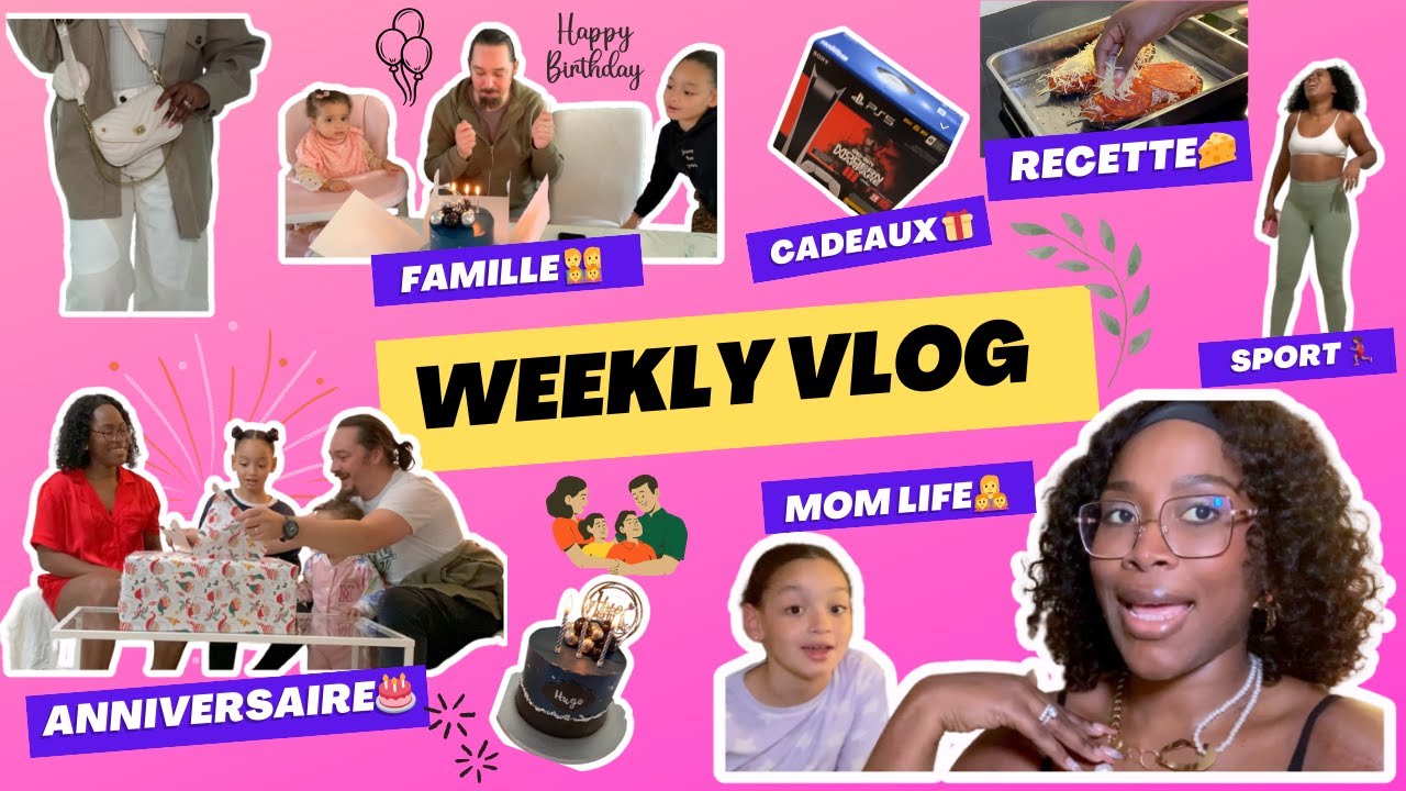 WEEKLY VLOG:J'OFFRE LA PS5 A MON MARI🫣SA RÉACTION!!😱CRISE DE DRÉPA, MOMLIFE, ANNIVERSAIRE, SORTIE...