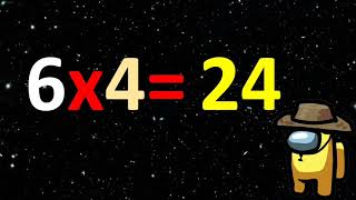 Tabla Del 6 Among Us Segundo De Primaria