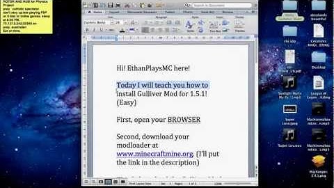 How to Install Gulliver Mod 1.5.1 (easy)