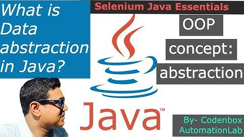 Java-OOPS concepts: What is Data abstraction in Java? Abstract class in Java with Examples?