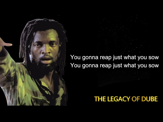 Lucky Dube Reap what you sow with Lyrics class=
